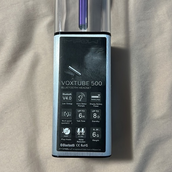 MIPOW VoxTube 500 Bluetooth Headset - Picture 2 of 2